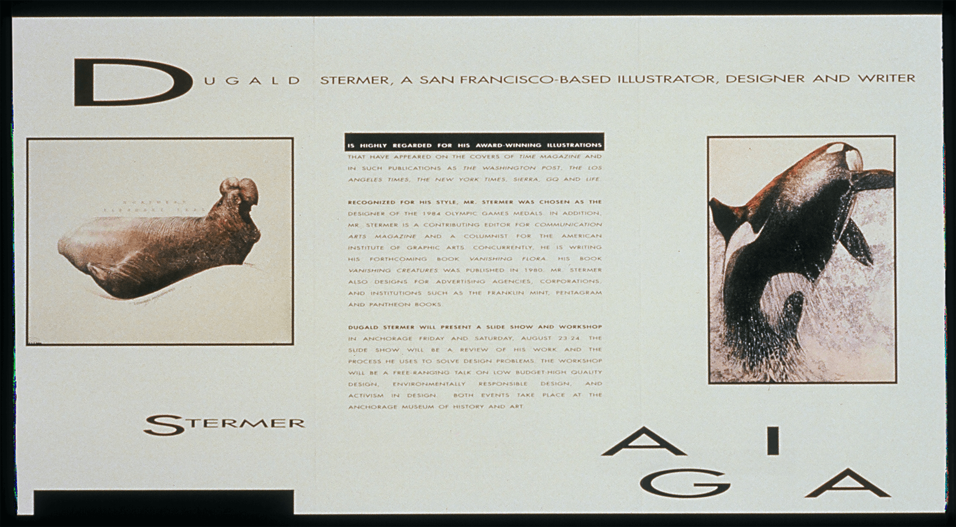 Dugald Stermer promo for AIGA.