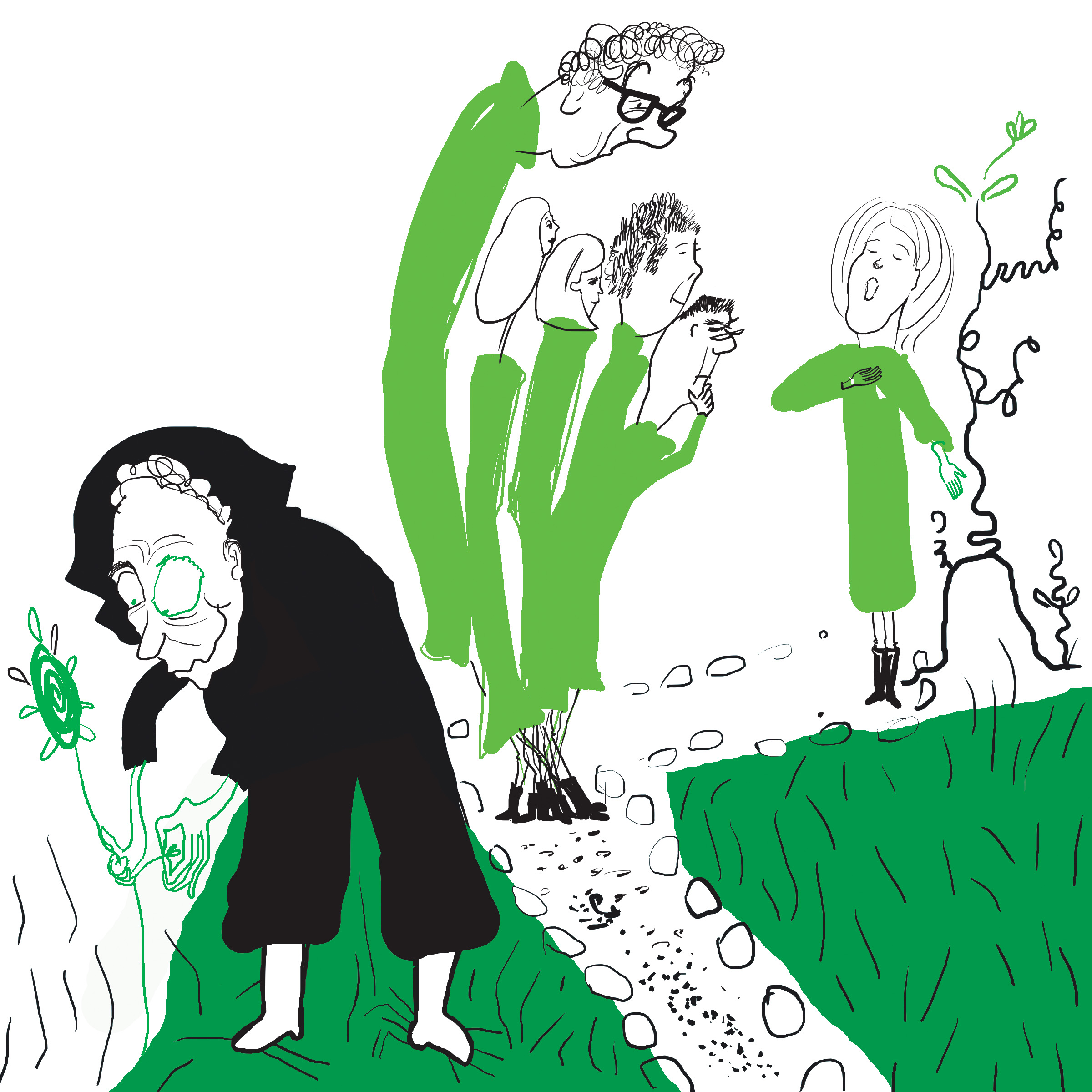 Please don't pick the daisies or take cuttings from the gardens of tour hosts. Garden Tour Etiquette.