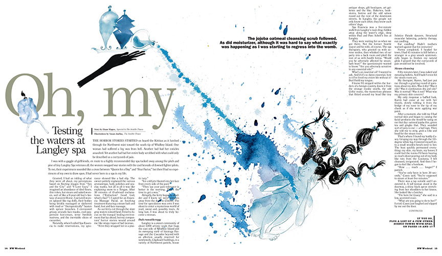 Oh, my. It's the inside illustration for Day Spa.