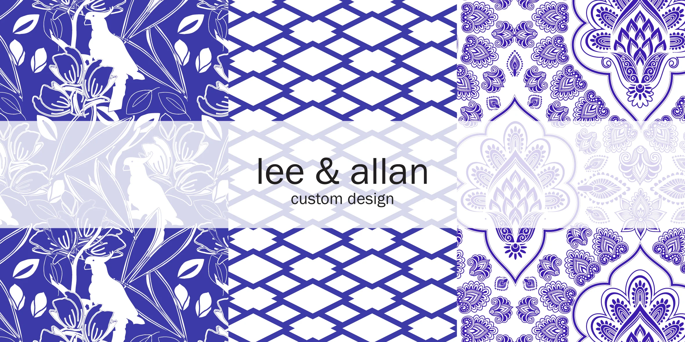 Cockatoos, Diamonds &amp; Henna Damask