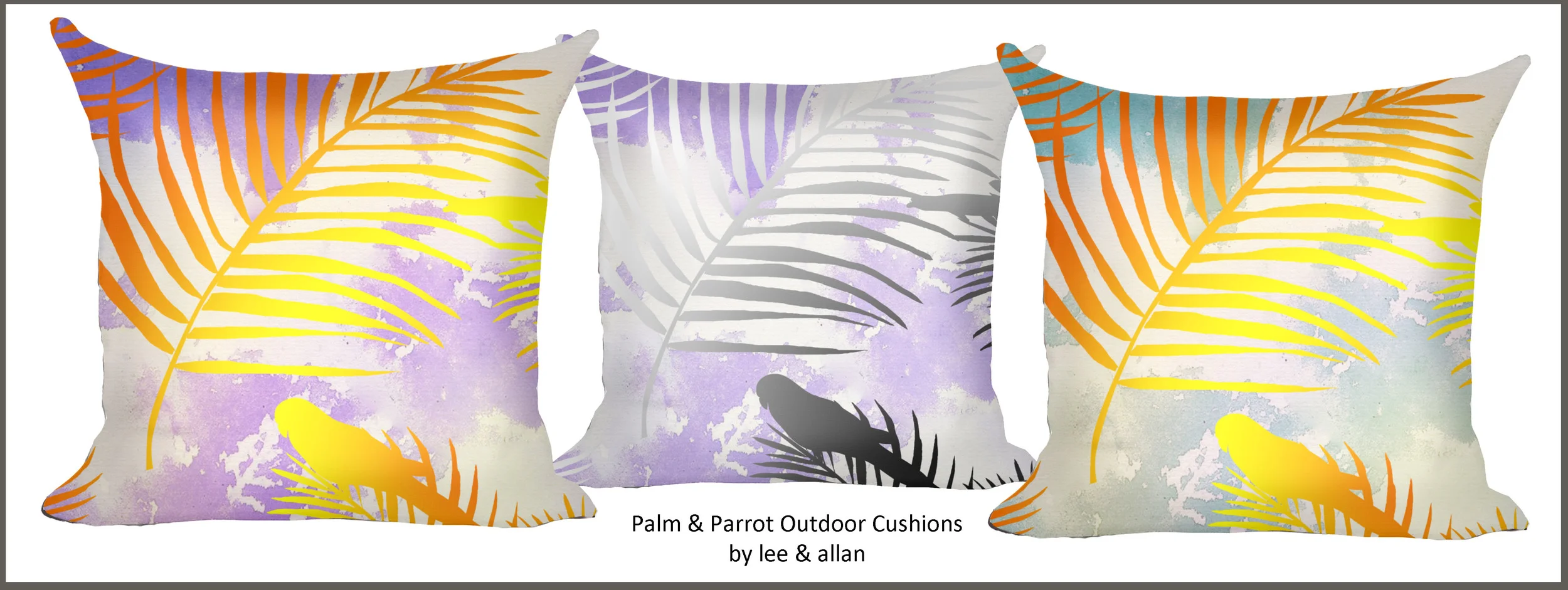abstract outdoor cushions