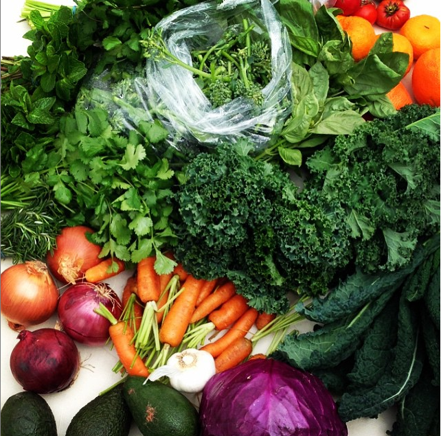 That top-shelf farmer's market veg though...