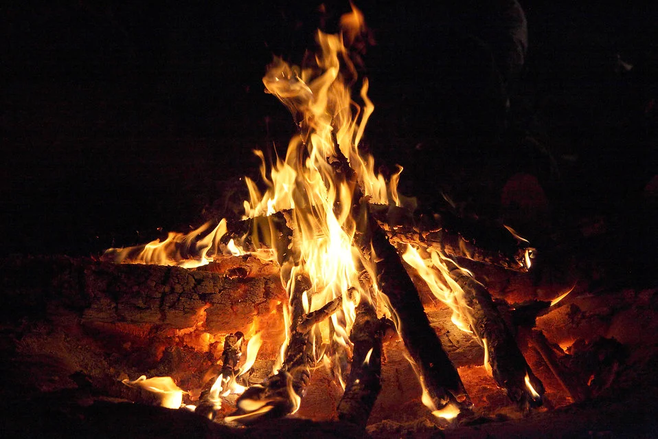 Ah, the fire: Nature's TV.