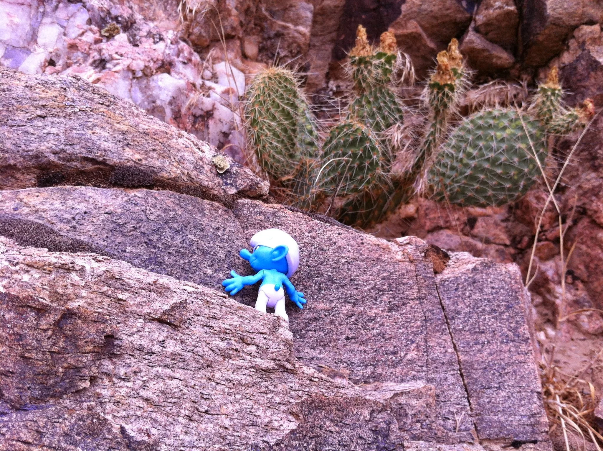 Cliffhanger Smurf