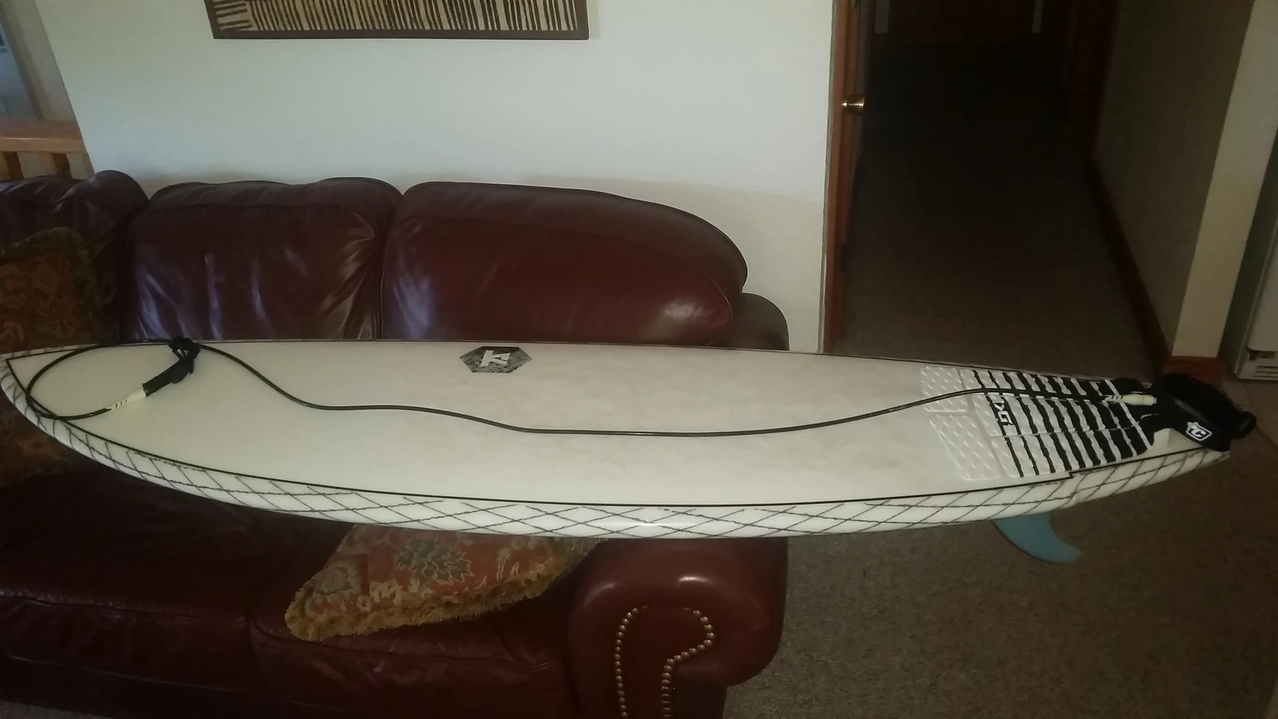 The author's other surf rack.