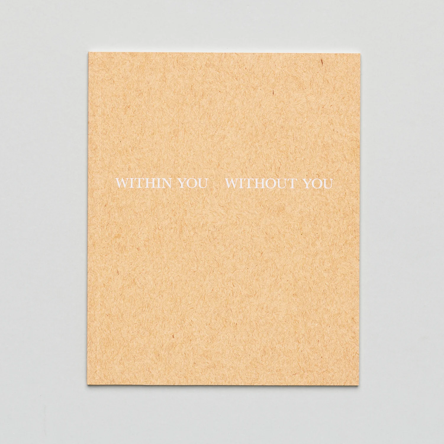 Within You Without You photobook