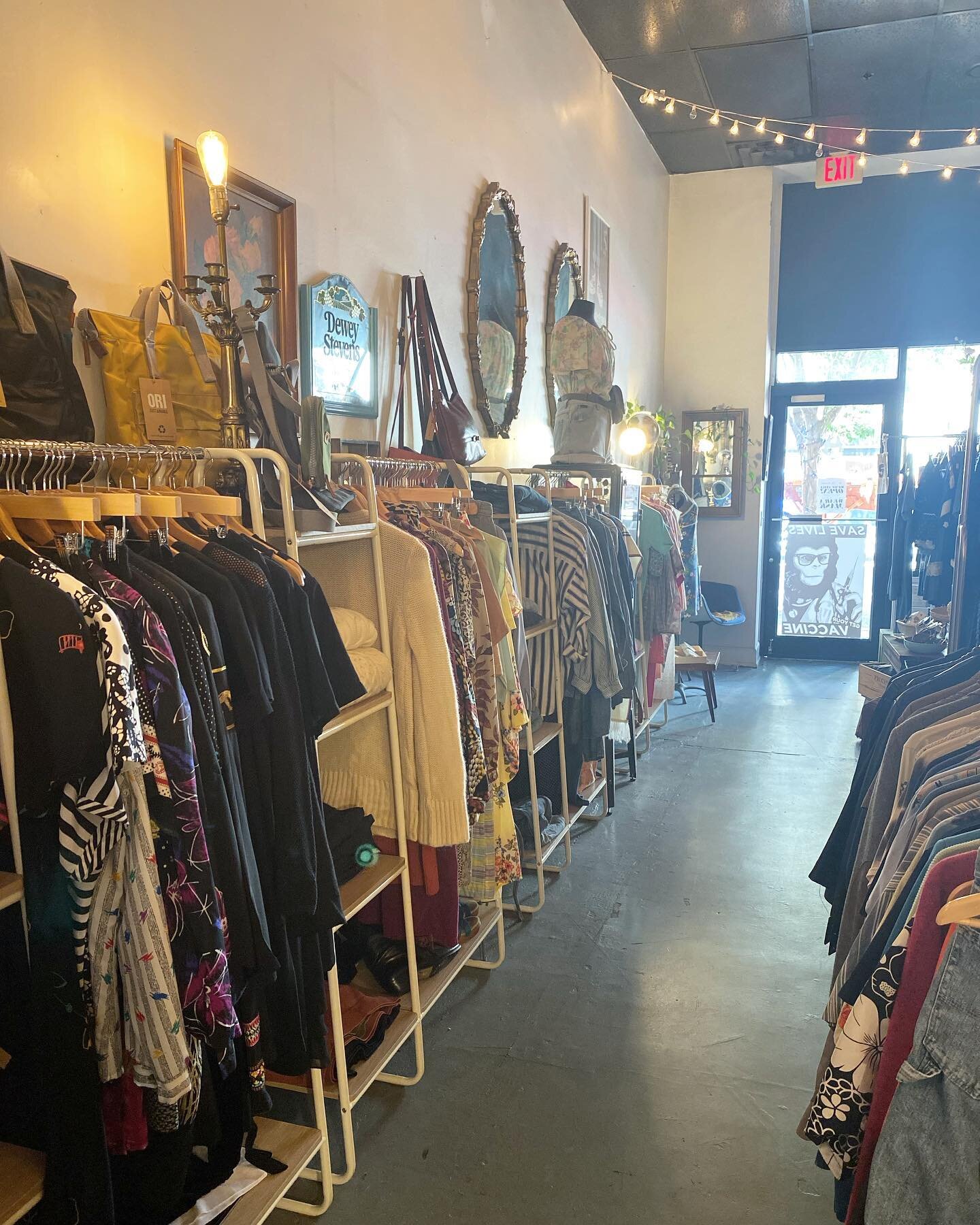 It&rsquo;s hard to believe we&rsquo;ve been in @dtjax for 5 years and to celebrate you&rsquo;ll be seeing some shop updates! We&rsquo;re kicking things off with some new minimal garment racks that we&rsquo;ve stocked with fresh vintage pieces. #wolfa