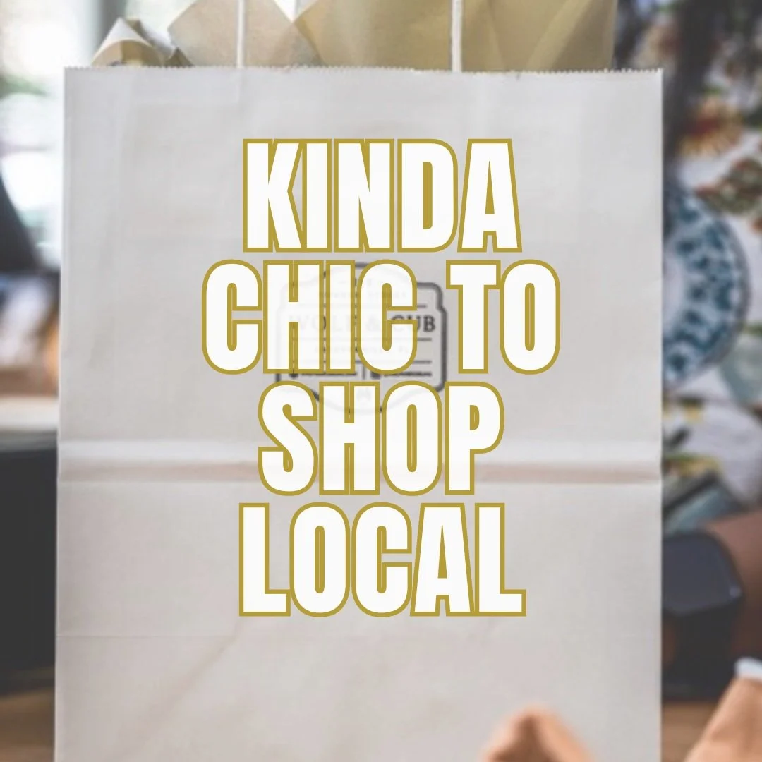 Apparently caring where your stuff comes from is kinda chic. Shopping small. Knowing the people behind the things you buy. Choosing something with a story over something that shows up on your doorstep in 12 hours. Loving your city. Supporting the peo