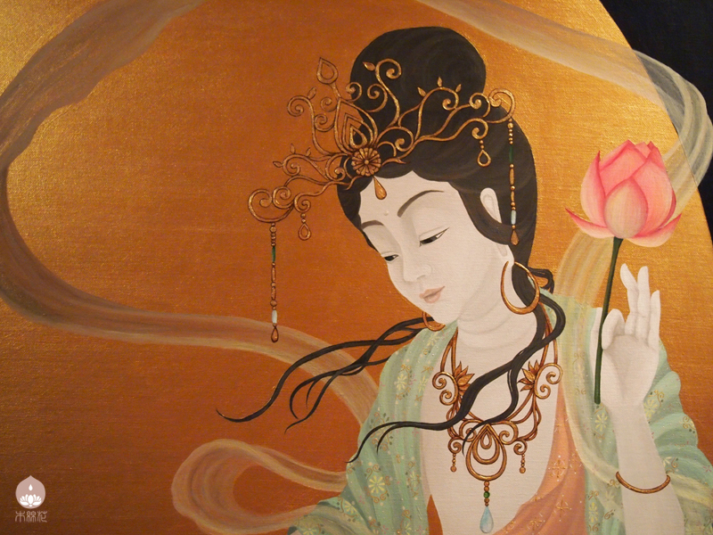 Painting ”水面たゆたう月の夜”
