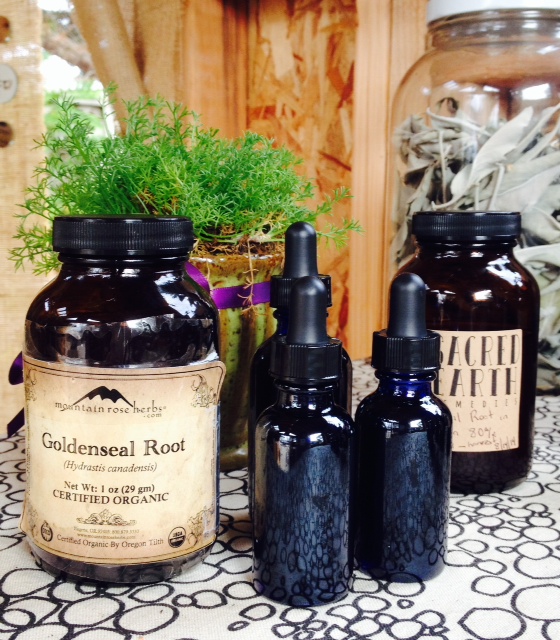 Organic Handmade Goldenseal root tincture
