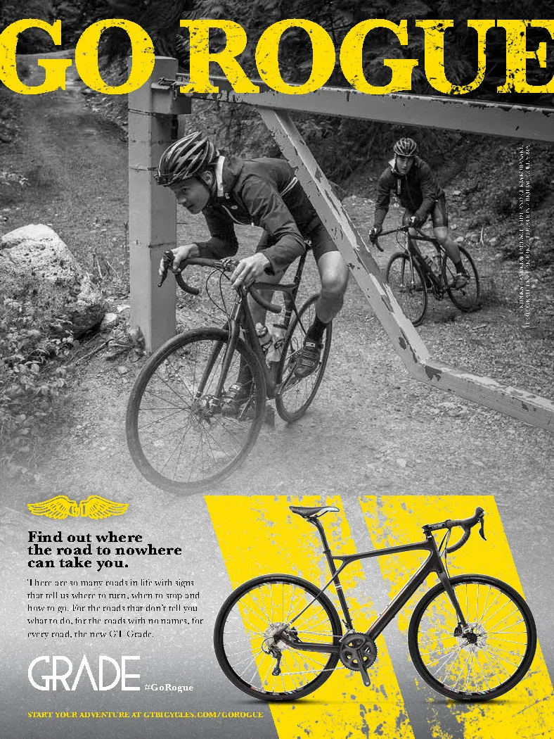 Find out where the road ends and the adventure begins.There are so many roads in life—so many signs that tell us where to turn, when to stop, and when to go. For the roads that don't tell you what to do, for the roads with no names, the new GT Grade…