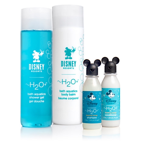 Yes, even magical bath products. The little touches of magic are infused EVERYWHERE, even the cutest little lotion and body wash bottles. Now, you can get a pixie dusted shower at home with their H2O bath aquatics collection!