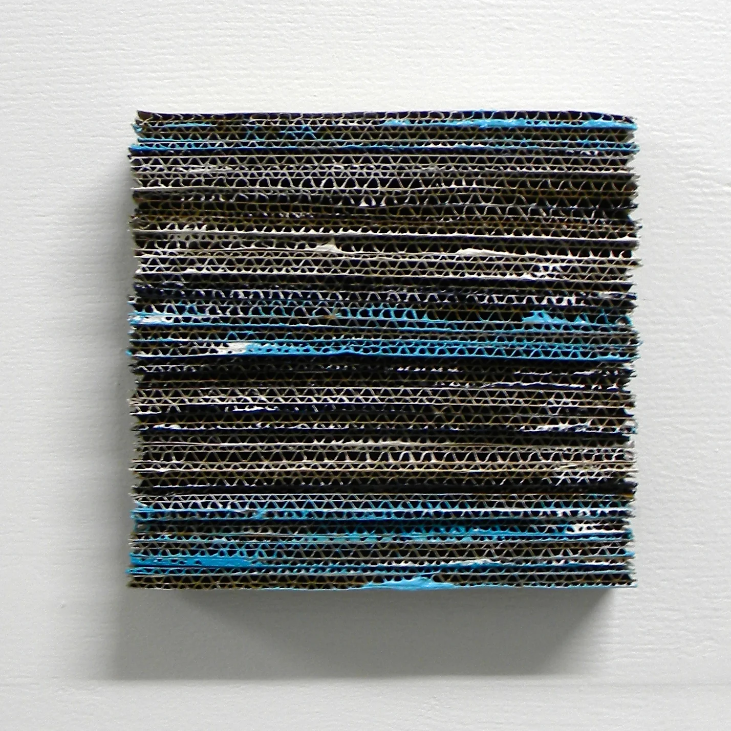  Vai (#1 of triptych)  2014  Acrylic and card  20 x 20 x 4cm   Enquire about this work  