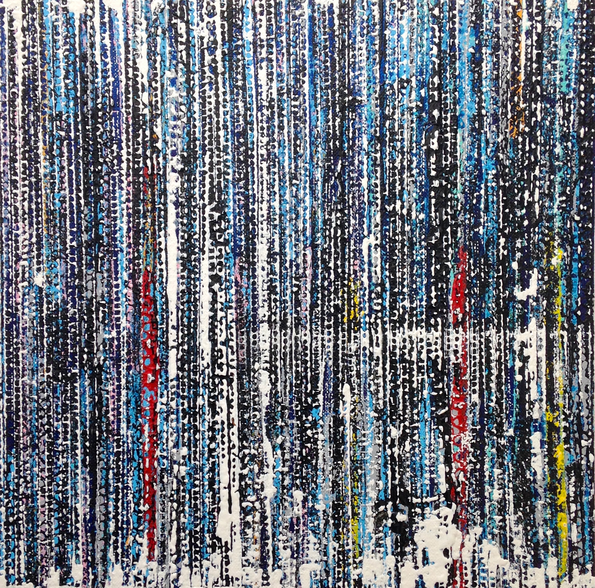 Study for Hypoxia 2014 Acrylic on canvas on board 150 x 30 x 4cm