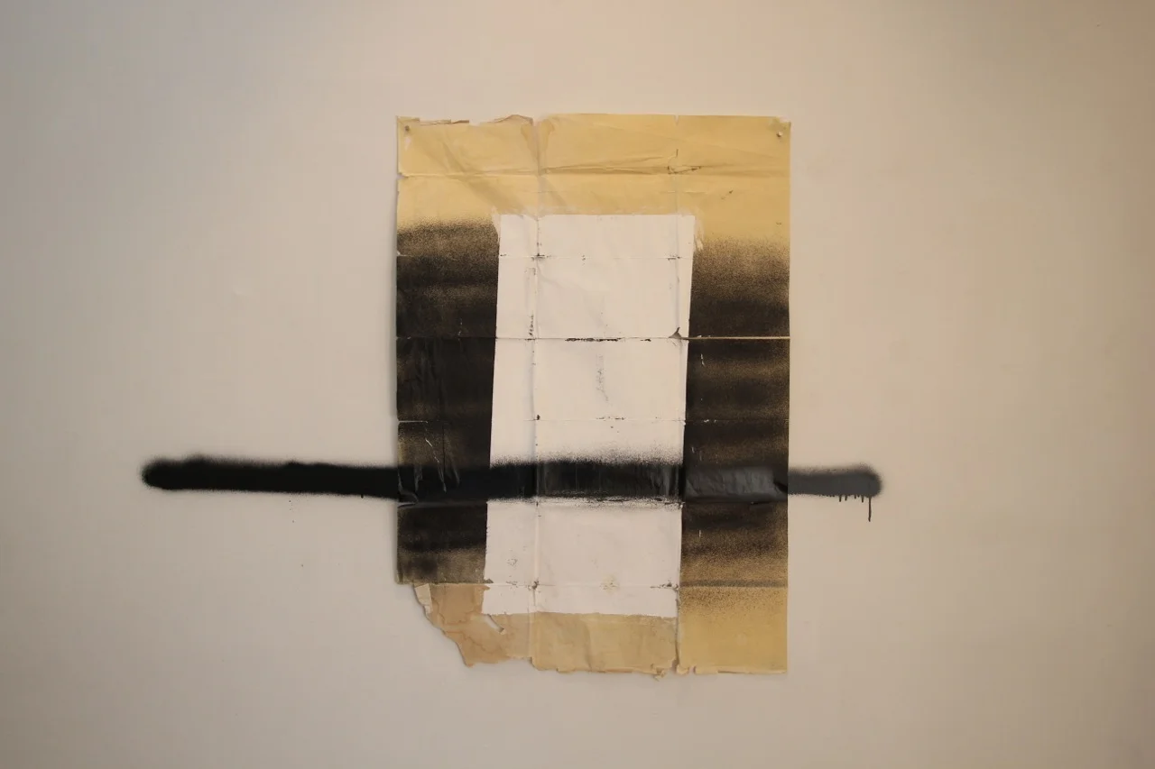 Matt Arbuckle We Out Here 2013 Mixed media on paper 83 x 117cm unframed Enquire