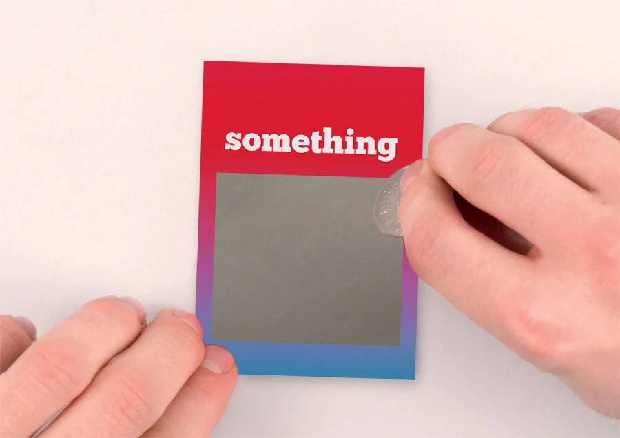 PAULNACHE in conjunction with James R Ford present... The Something Scratchcard Artwork Edition Golden Ticket Thing Join the event on Facebook