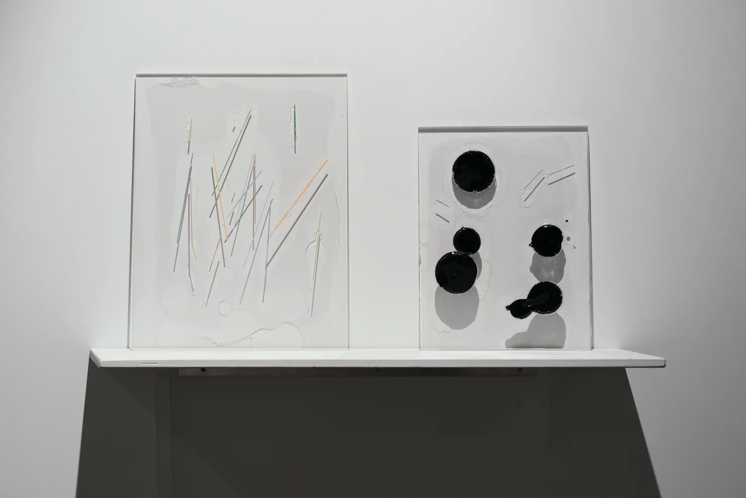 Ben Pearce I Often Miss Beaty All Around Me / Moon Crater Study 2015 Cast glass, acrylic 37 x 29.3cm / 30.4 x 23cm