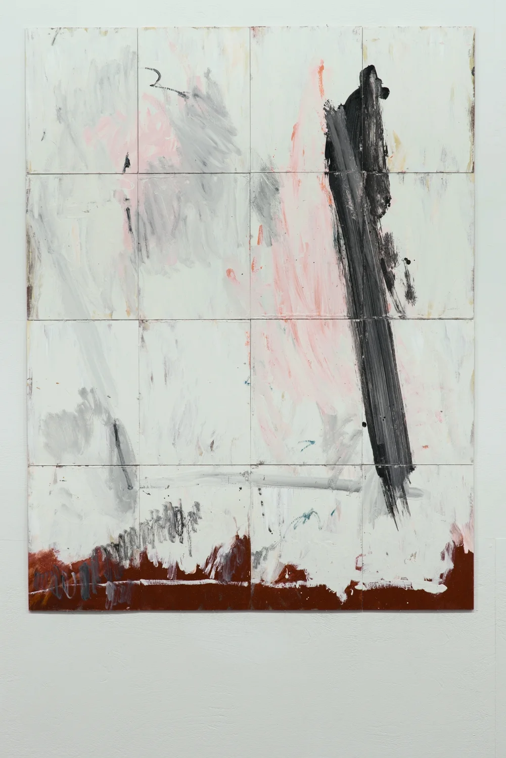 Matt Arbuckle Sixteen Piece Suit 2015 Oil on board 157 x 120cm 