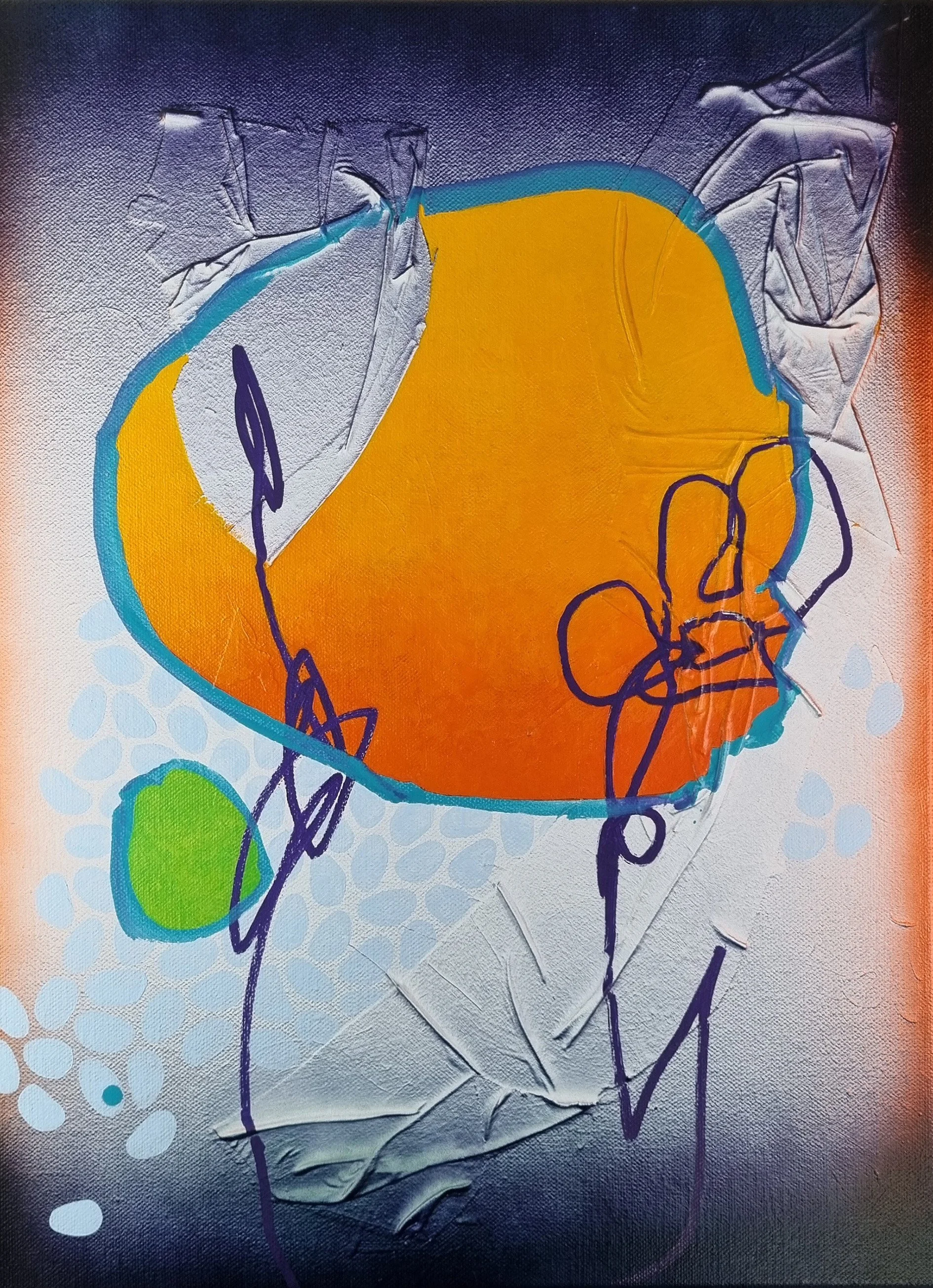 Evan Woodruffe, 16th September, 2025, Acrylic and mixed media on linen, 60cm x 45cm (1).jpg