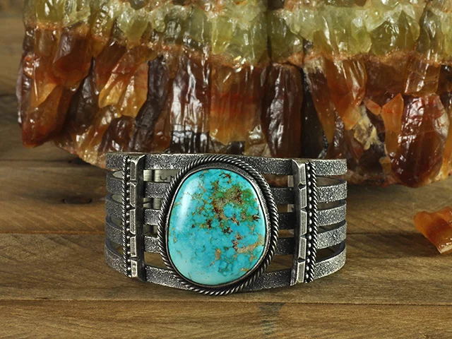 Turquoise Mountain Sterling Silver Cuff Bracelet