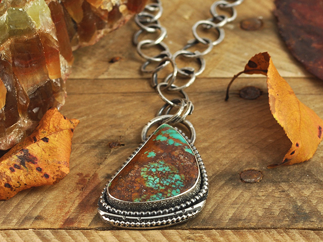 Royston Turquoise Sterling Silver Necklace