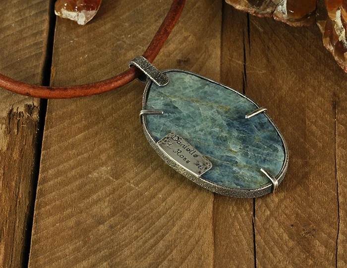 Aquamarine Sterling Silver Necklace