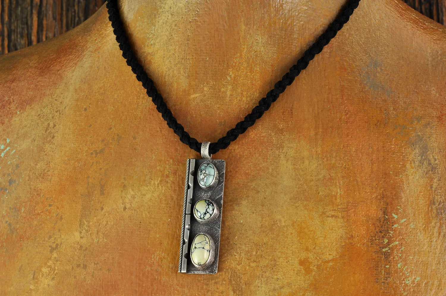 New Lander Variscite Sterling Silver Necklace