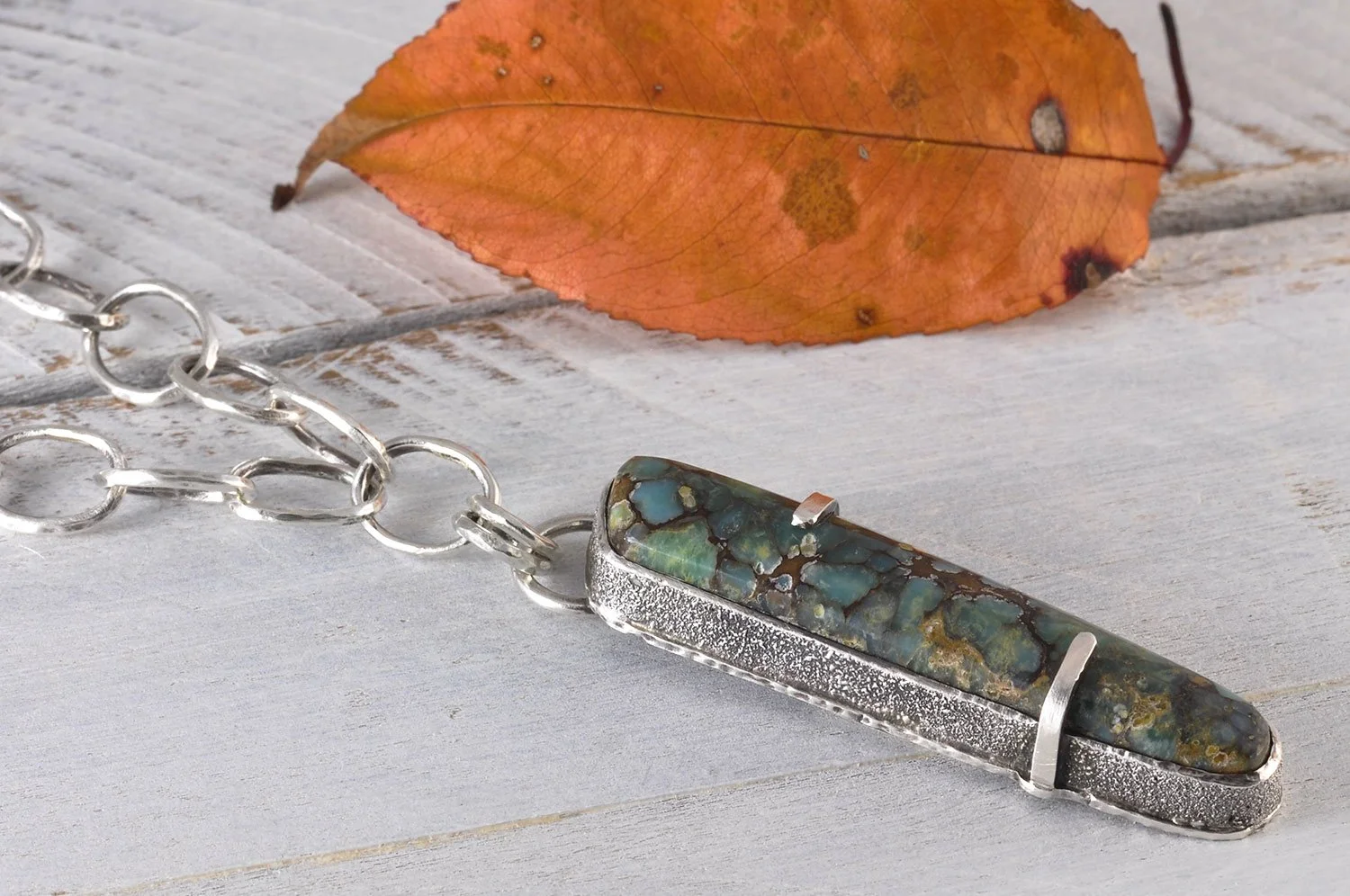 7 Dwarfs Turquoise Sterling Silver Pendant