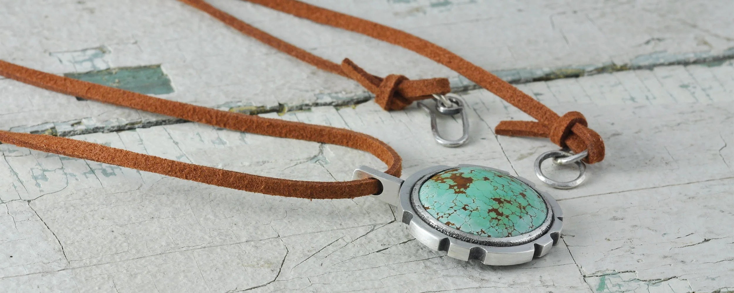 Turquoise-Sterling-Silver-Pendant-Faux-Suede- Jewelry -8660-Banner.jpg