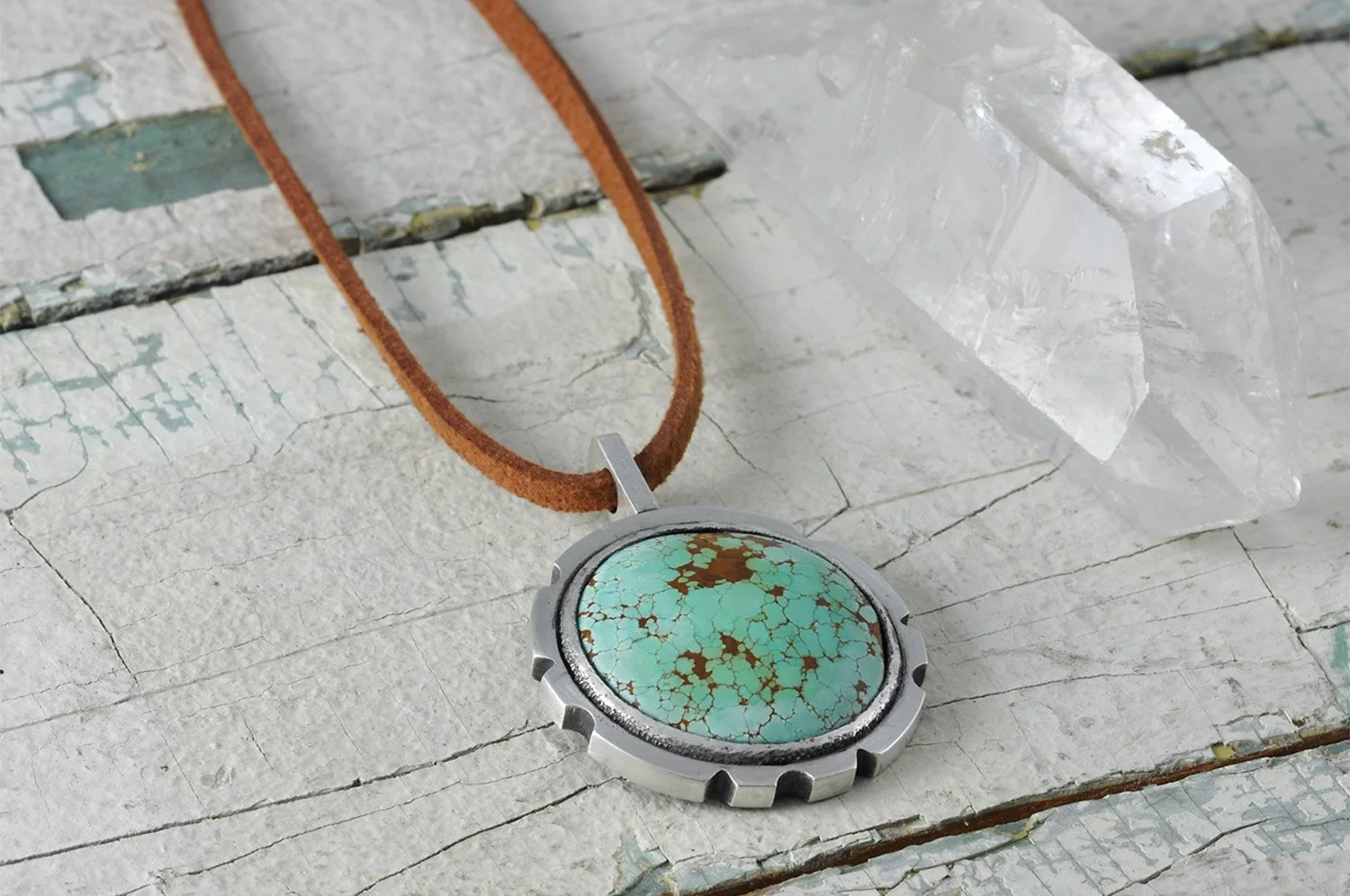 Timberline Turquoise Sterling Silver Pendant