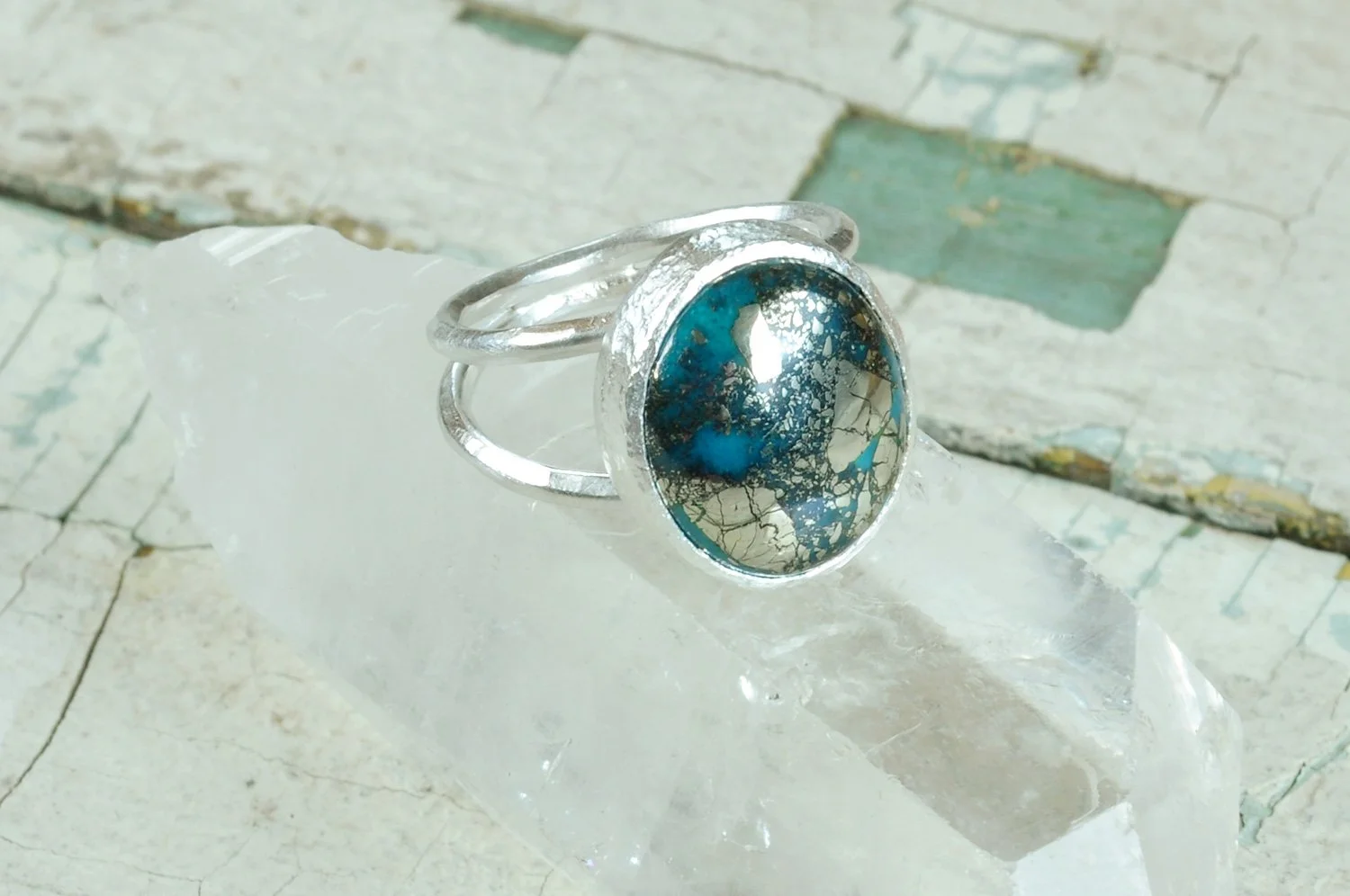Morenci Turquoise Sterling Silver Ring