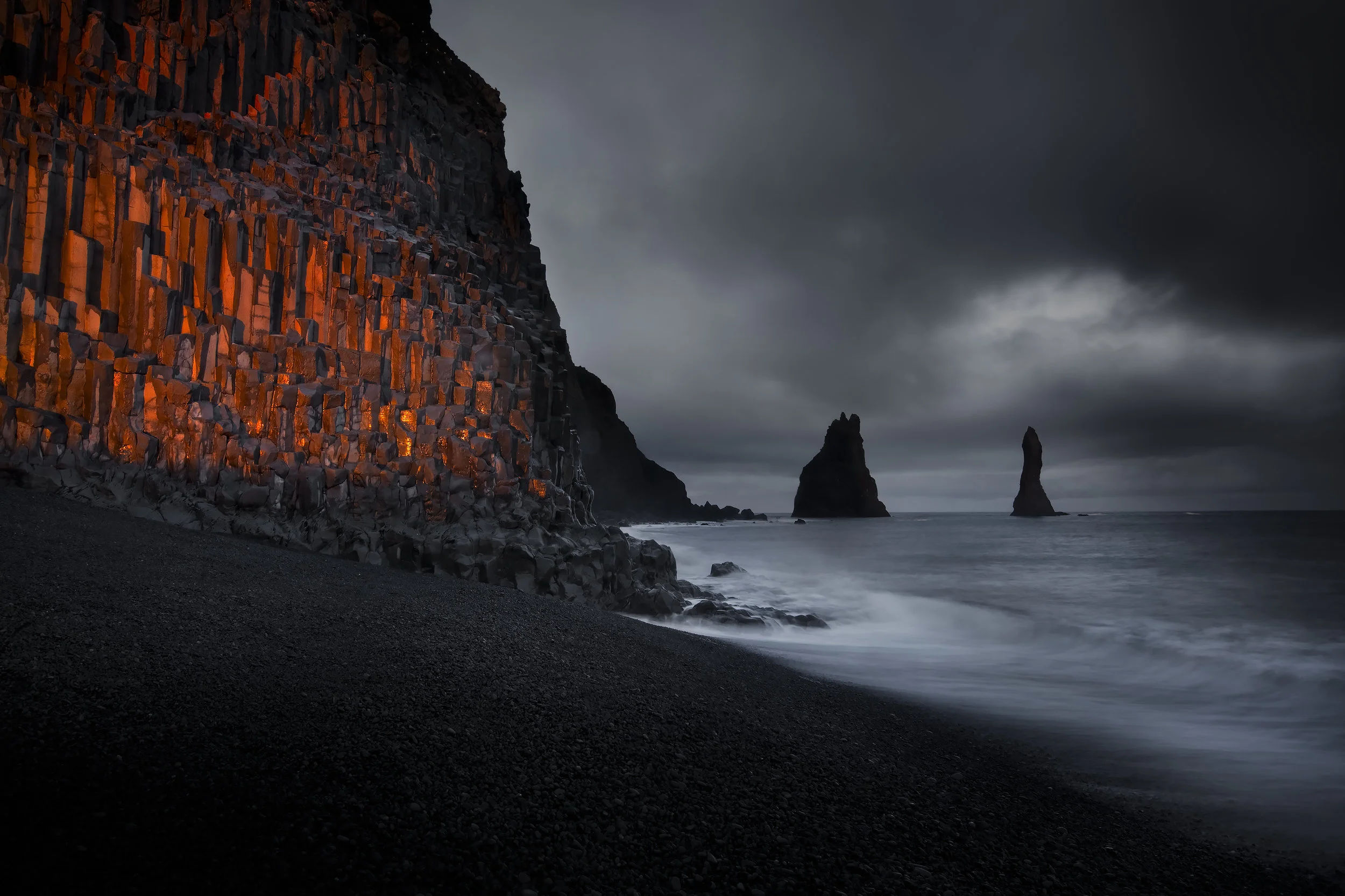 Basaltic Columns around Vik