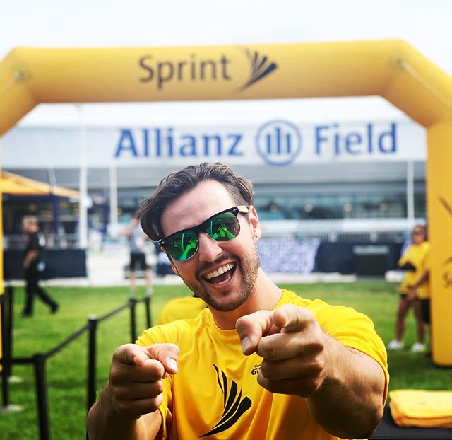 I’m back baby!!! Pleasure kicking off my first week back in Minneapolis-Saint Paul working for the GoldCup at our brand new @allianzfield @allianz for @sprint thanks @outloudmarketing Go team America! Great game. #winning