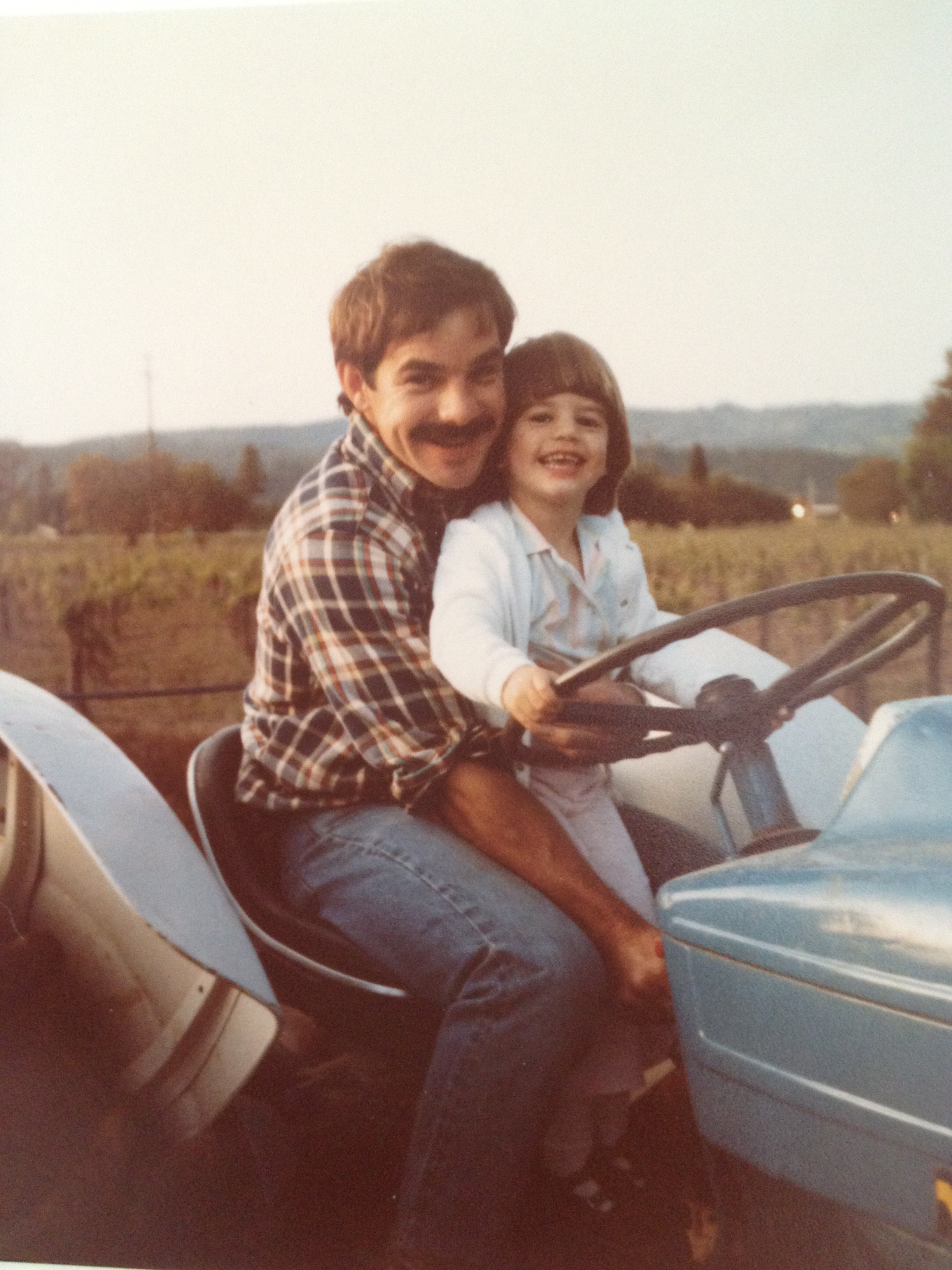 Haley with father Doug Wight, who's company Wight Vineyard Management has been farming vineyards up and down the valley since 1983.