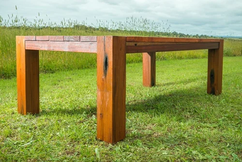 Modern recycled timber outdoor dining tables