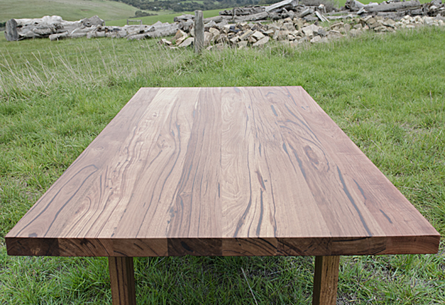 featured timber dining table