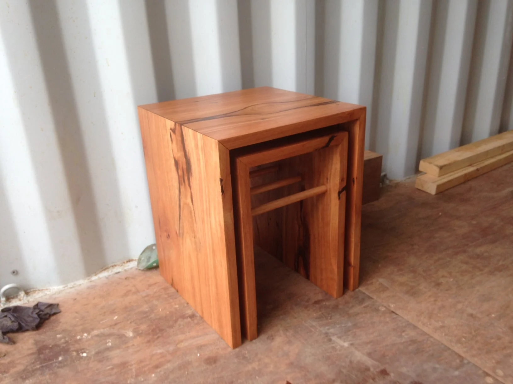 Custom made bedside tables