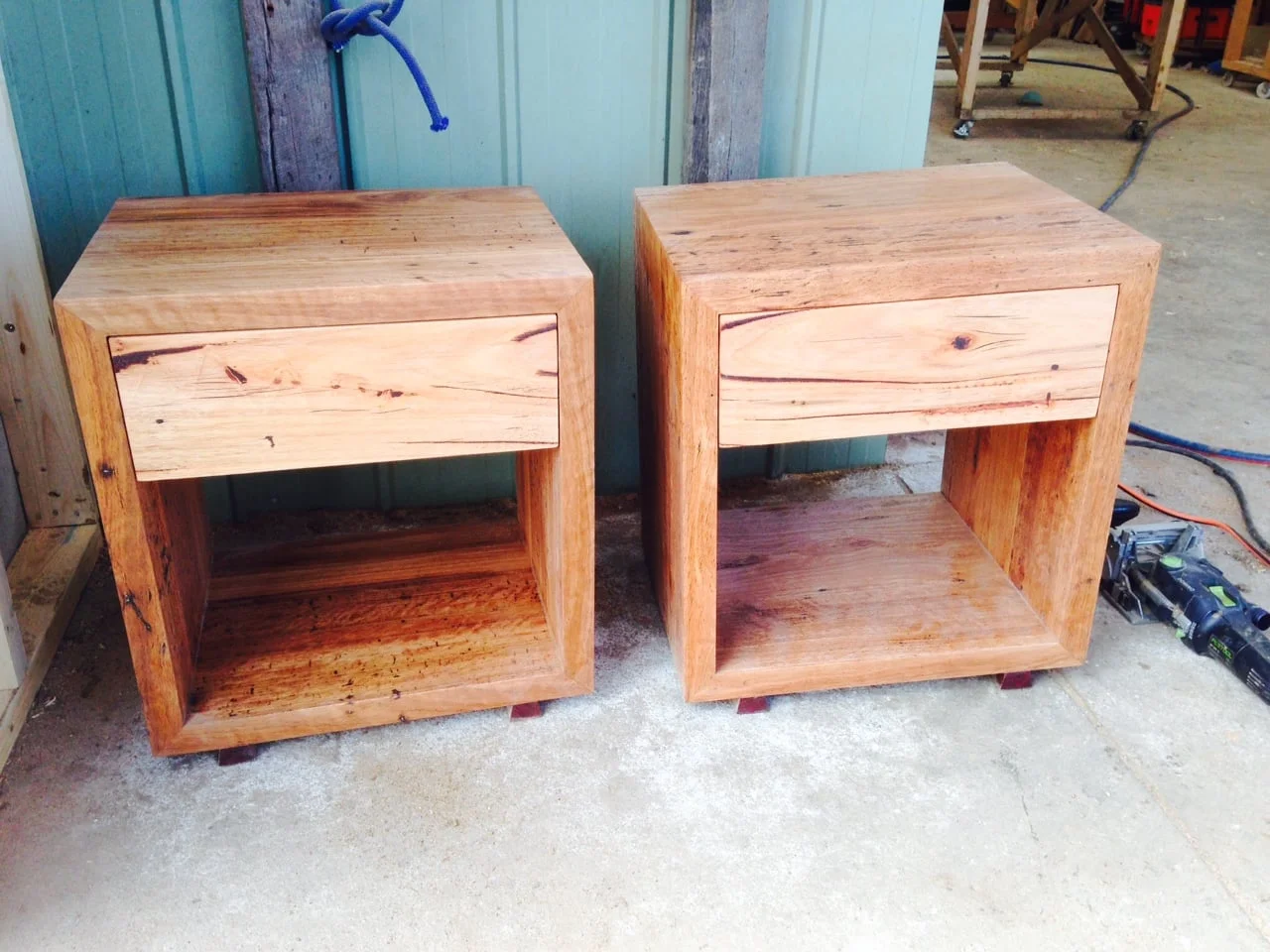 Custom made bedside tables