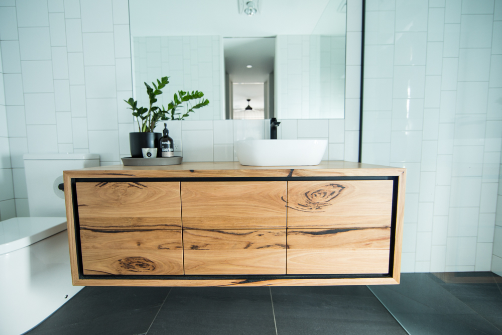 Solid Timber Vanities Bringing Warmth, Best Finish For Timber Bathroom Vanity