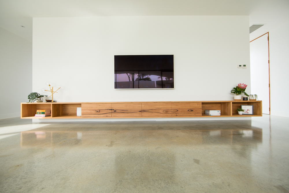 Bespoke Recycled Timber Tv Unit, Custom Tv Cabinets Melbourne