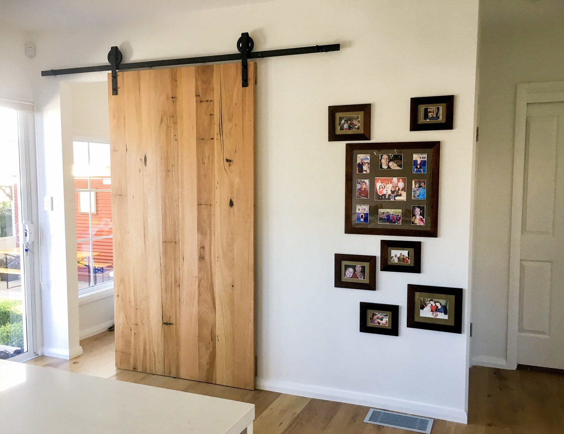 custom timber barn door