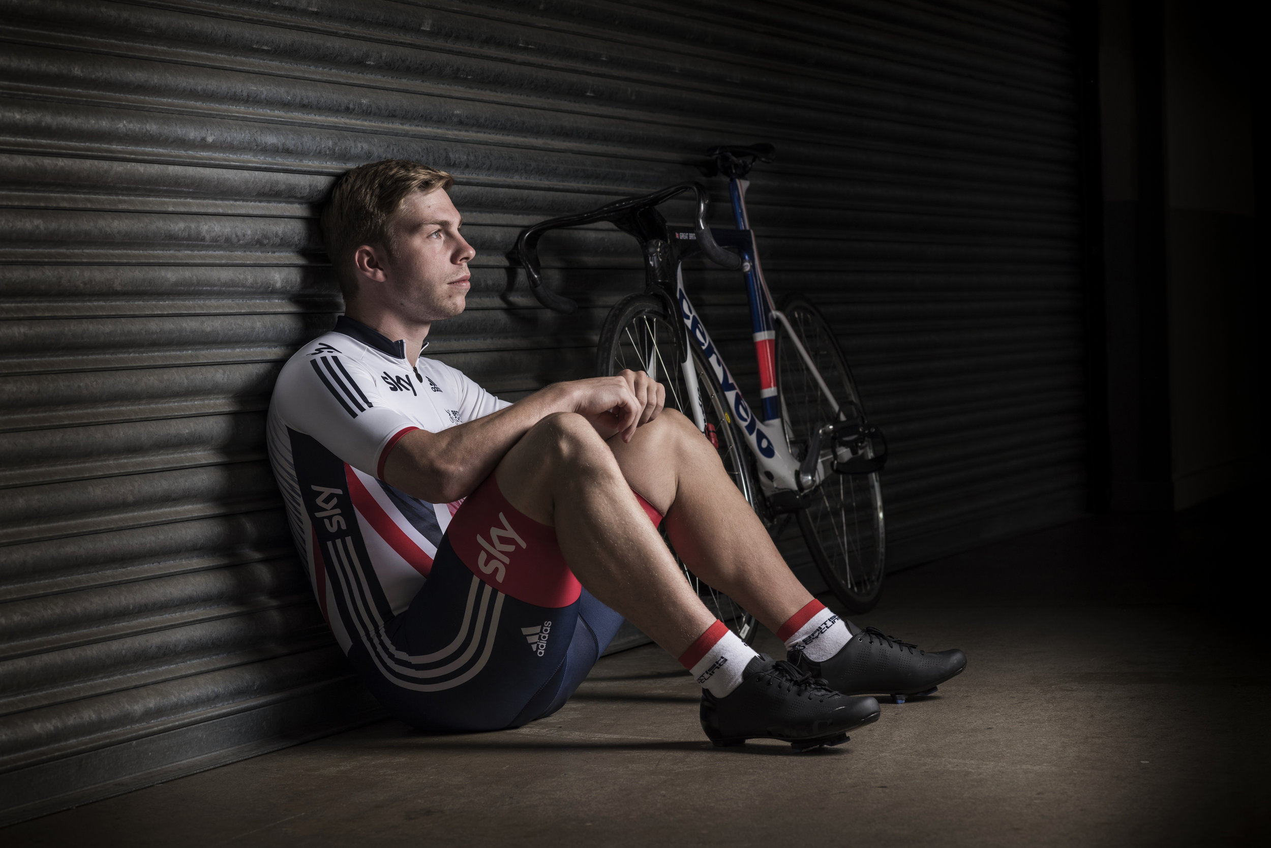  OLYMPIC CHAMPION TRACK CYCLIST PHILIP HINDES PHOTOGRAPHED AT NATIONAL CYCLING CENTER MANCHESTER 5TH JULY 2016 PHOTO CREDIT PAUL COOPER 