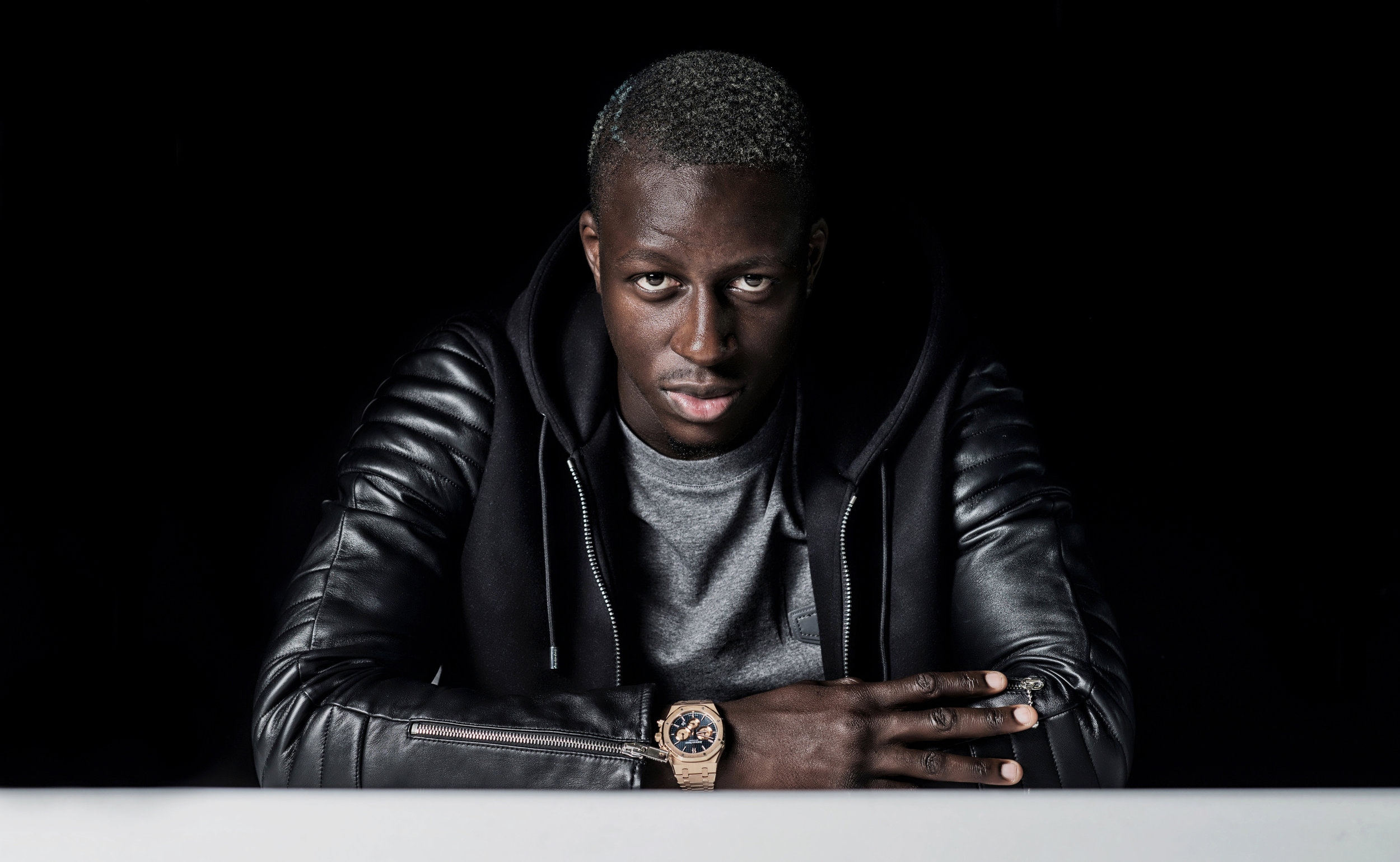  Benjamin Mendy is a French professional footballer who plays as a left back for Premier League club Manchester City and the France national team.  pictured at tarining ground Photo Paul Cooper 