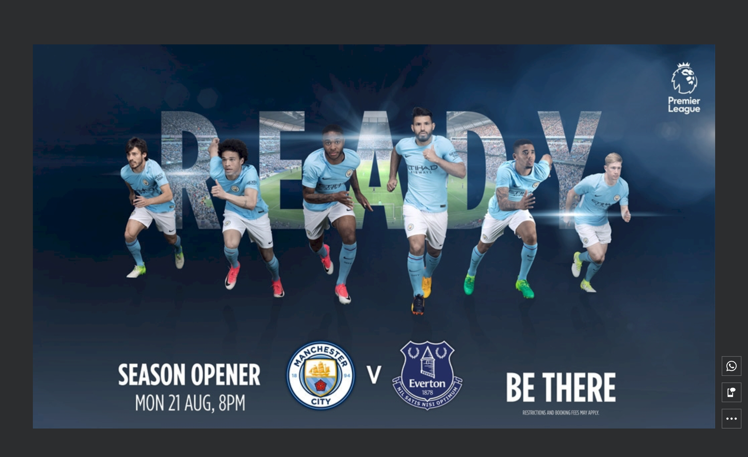 MAN CITY CAMPAIGN PHOTO