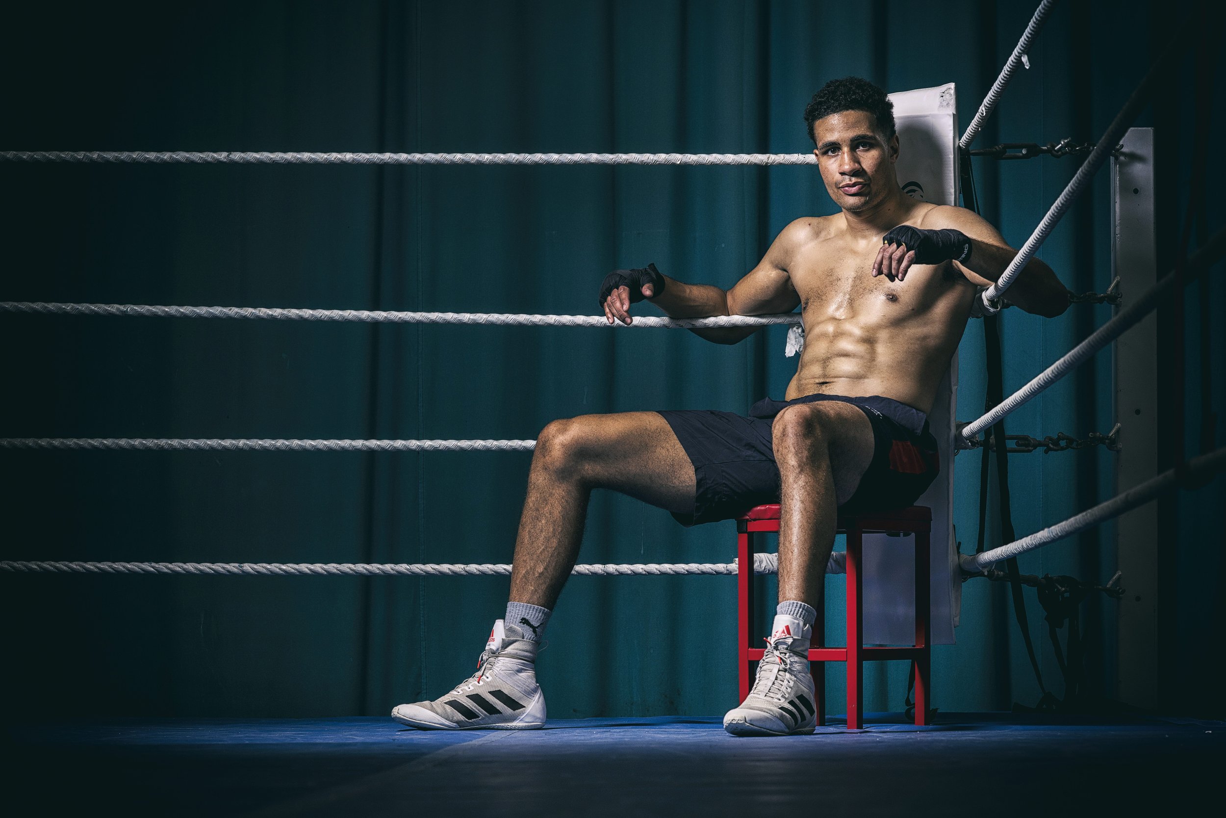  GB boxer Delicious Oriepictured at Sheffield training center Photo Paul Cooper 