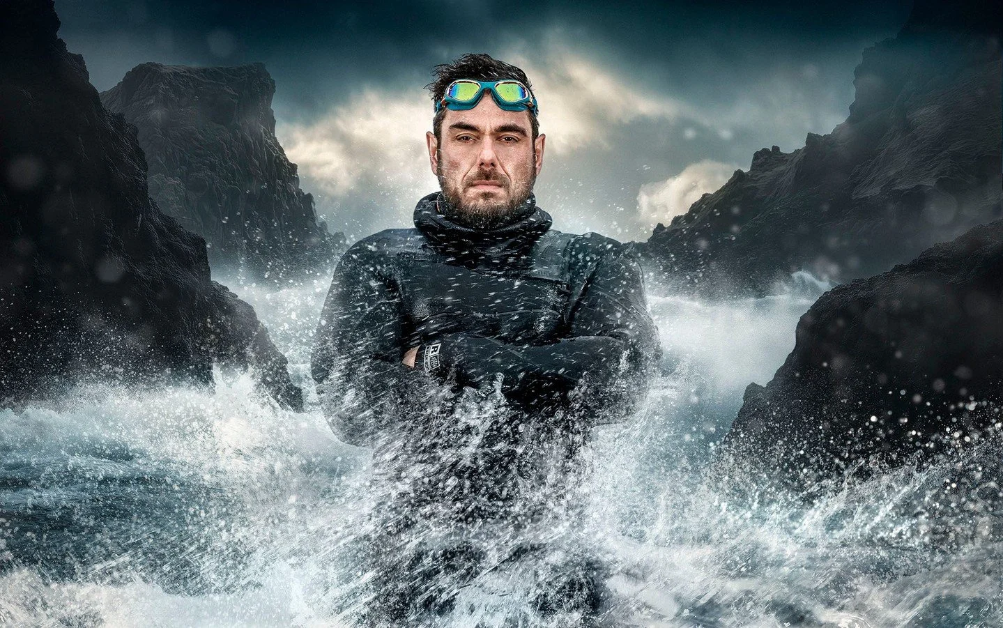 Some shoots test more than just your lighting.
Spent the day with Ross Edgley &mdash; a man who&rsquo;s swum around Great Britain and Iceland, pulled cars for marathons, and basically redefined what human endurance looks like &mdash; battling wind, r