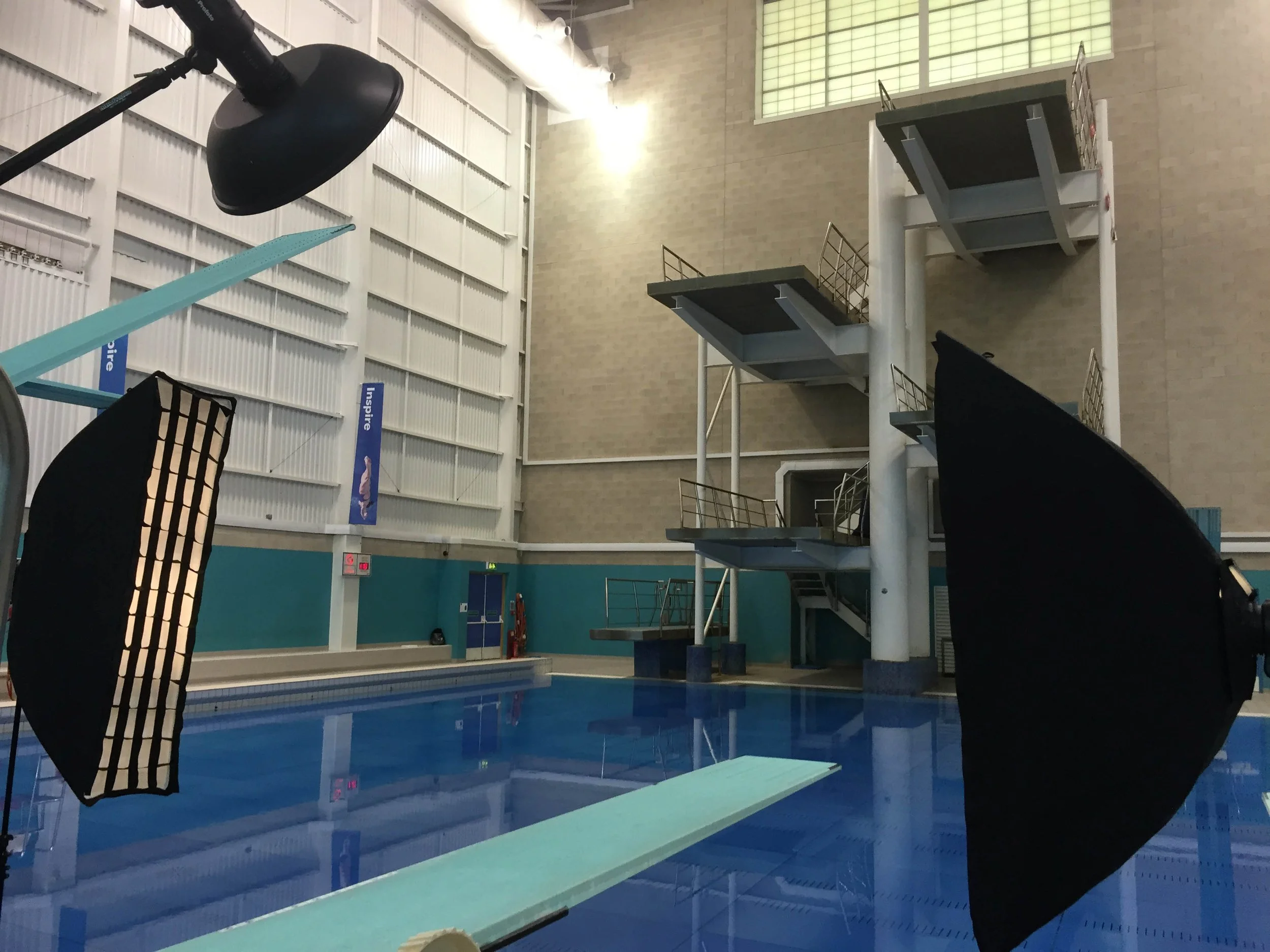 BEHIND THE SCENES OF A SPORTS SHOOT ON LOCATION