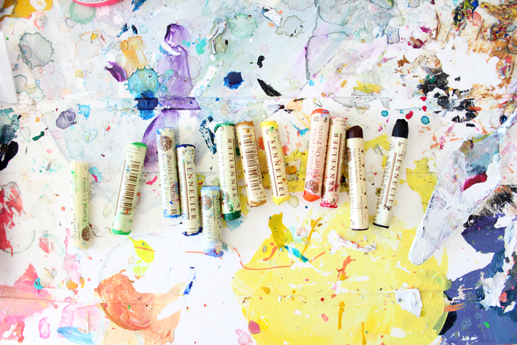 Sennelier is kind of the Queen B oil pastels. They are creamier than butter and melts just as fast. Snag some and treat them well.