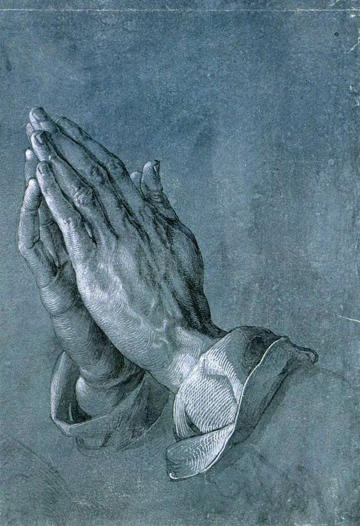 https://simple.wikipedia.org/wiki/Prayer#/media/File:Albrecht_Dürer_Betende_Hände.jpg