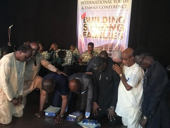 Prayer over newly-appointed teachers, Lagos, August 19, 2018